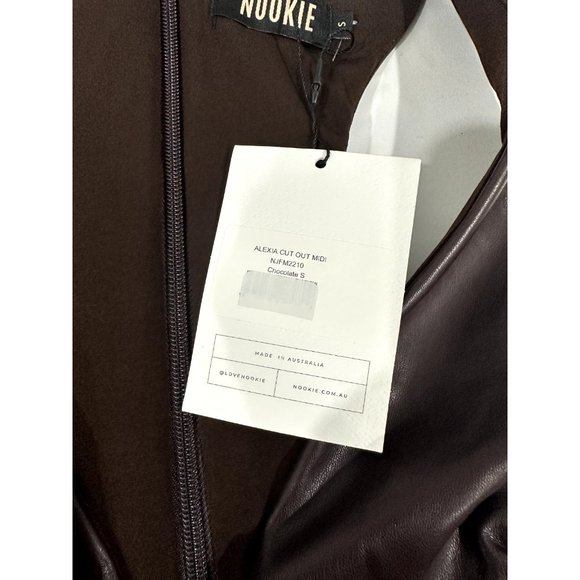 Nookie Black Cutout Midi Dress - Picture 4 of 9